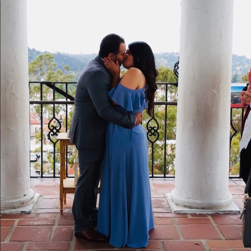 Lulus maxi wrap dress